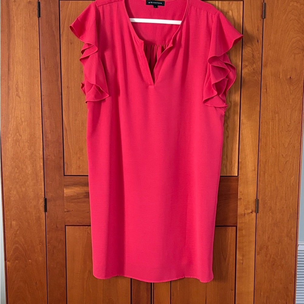 Gibsonlook Ryanne Ruffle Sleeve Dress